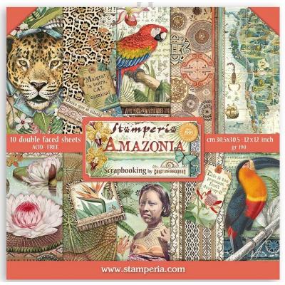 Stamperia Amazonia Designpapier - Paper Pack